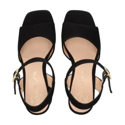 UNISA Sandalias con plataforma de Mujer ODRAN_23_KS NEGRO