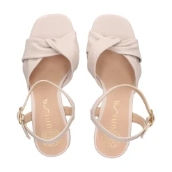 UNISA Sandalias con tacón de Mujer MEDWAY_NTO MARFIL