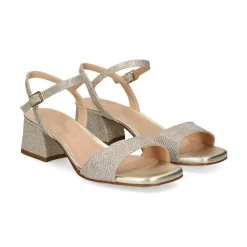 UNISA Sandalias con tacón de Mujer KIRK_24_EV PLATINO