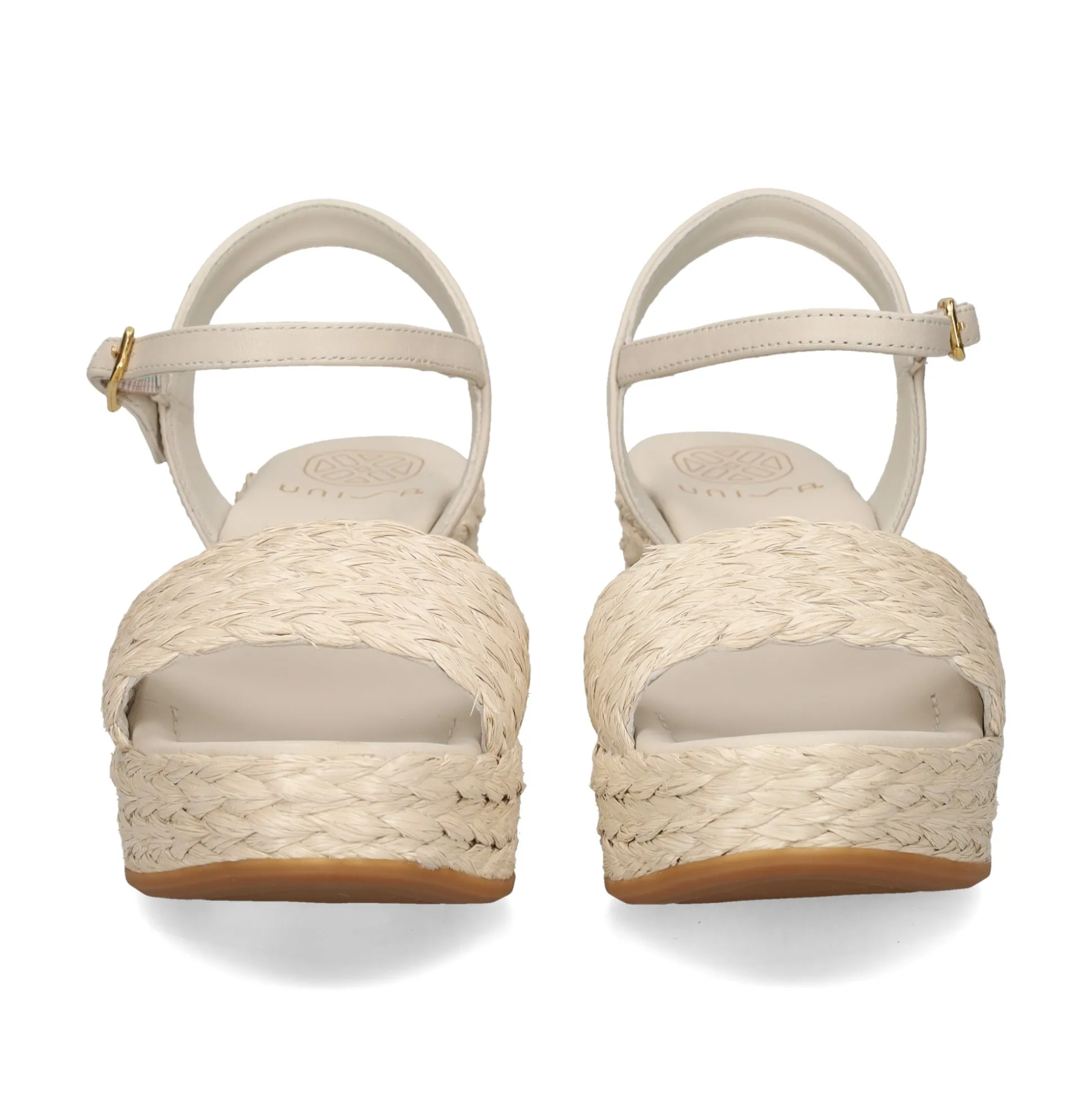 UNISA Sandalias cuña de Mujer KEBEC_MAR MARFIL
