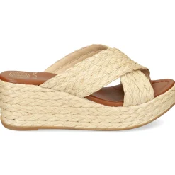 UNISA Sandalias cuña de Mujer KEMP_RF NATURAL
