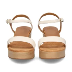 UNISA Sandalias cuña de Mujer IRITA_25_NTO MARFIL