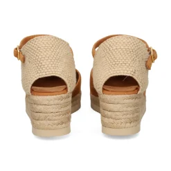 UNISA Sandalias cuña de Mujer CISCA_24_KS CINNAMON