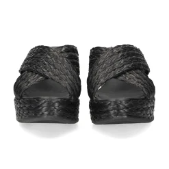 UNISA Sandalias cuña de Mujer KEMP_RF NEGRO