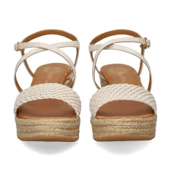 UNISA Sandalias cuña de Mujer KUSI_NS MARFIL
