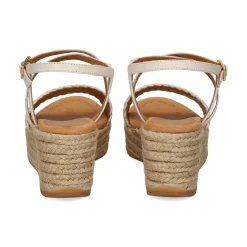 UNISA Sandalias cuña de Mujer KUSI_NS MARFIL