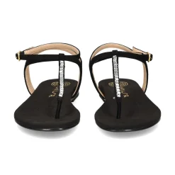 UNISA Sandalias planas de Mujer CHARLE_24_KS NEGRO