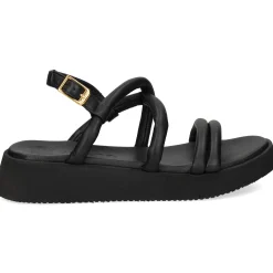 UNISA Sandalias planas de Mujer CEDRA_GRA NEGRO