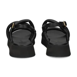 UNISA Sandalias planas de Mujer CEDRA_GRA NEGRO