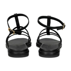 UNISA Sandalias planas de Mujer CLISA_GRA NEGRO