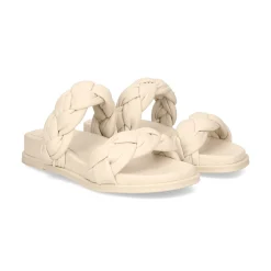 UNISA Sandalias planas de Mujer CLOC MARFIL