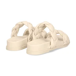 UNISA Sandalias planas de Mujer CLOC MARFIL