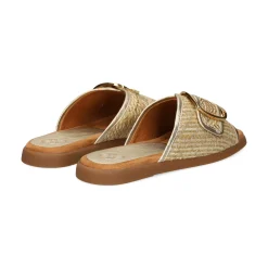 UNISA Sandalias planas de Mujer CRAY_YU ORO