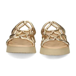 UNISA Sandalias planas de Mujer CORLIA_LMT PLATINO