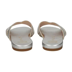 UNISA Sandalias planas de Mujer CHENEY_YU SILVER