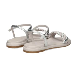 UNISA Sandalias planas de Mujer COSO_LMT SILVER