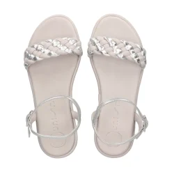 UNISA Sandalias planas de Mujer COSO_LMT SILVER