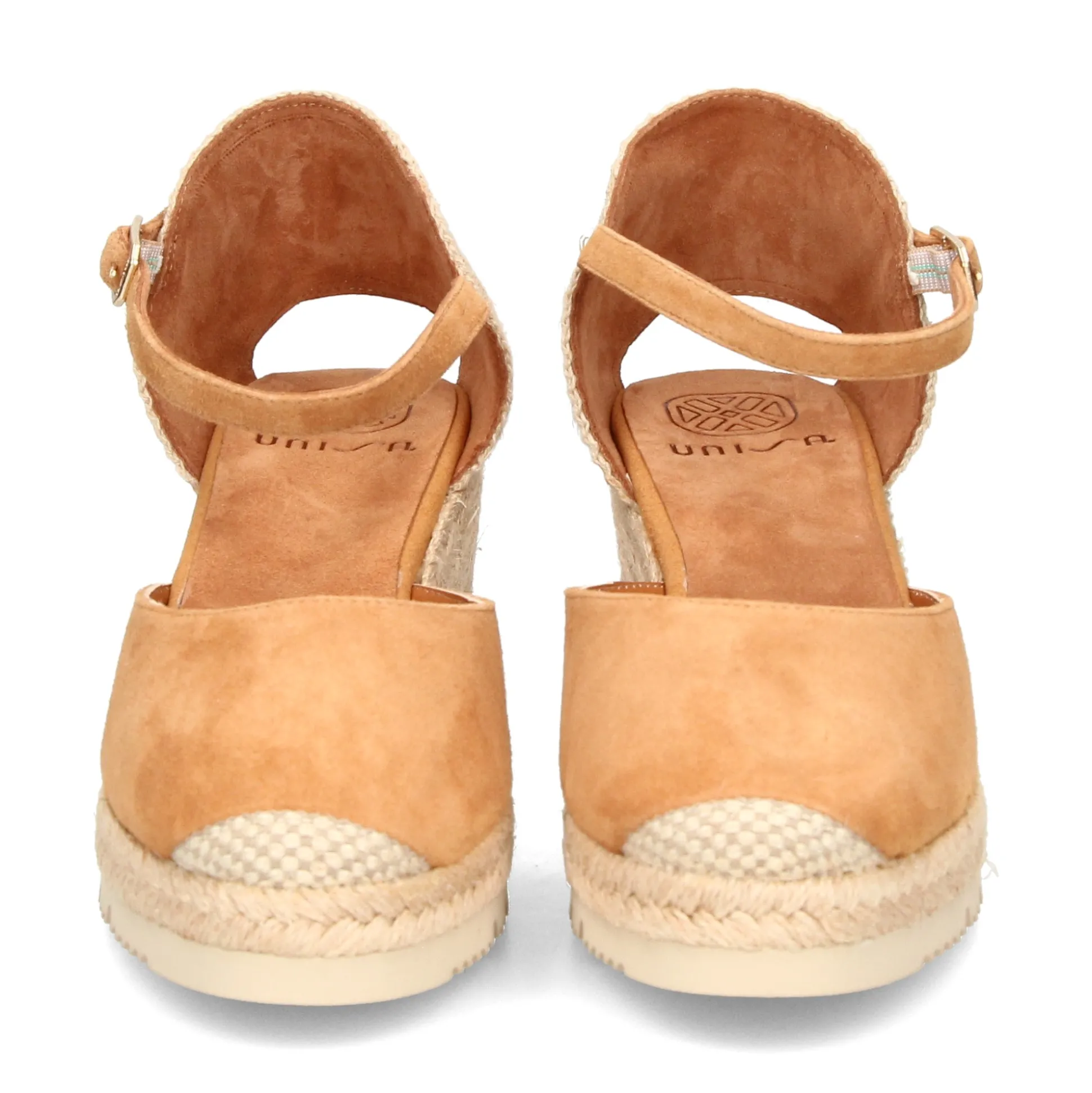 UNISA Zapatos cuña CACERES_23_KS CINNAMON