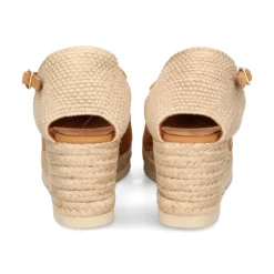 UNISA Zapatos cuña CACERES_23_KS CINNAMON