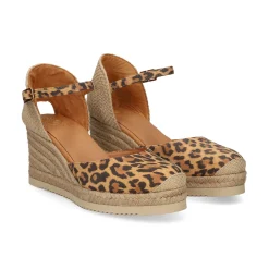UNISA Zapatos cuña CACERES_25_LKD CINNAMON