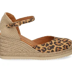 UNISA Zapatos cuña CACERES_25_LKD CINNAMON