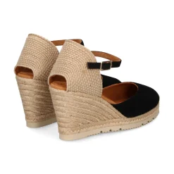 UNISA Zapatos cuña CASTILLA_23_KS NEGRO