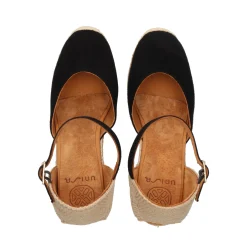 UNISA Zapatos cuña CASTILLA_23_KS NEGRO