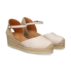 UNISA Zapatos cuña CISCA_25_NTO MARFIL