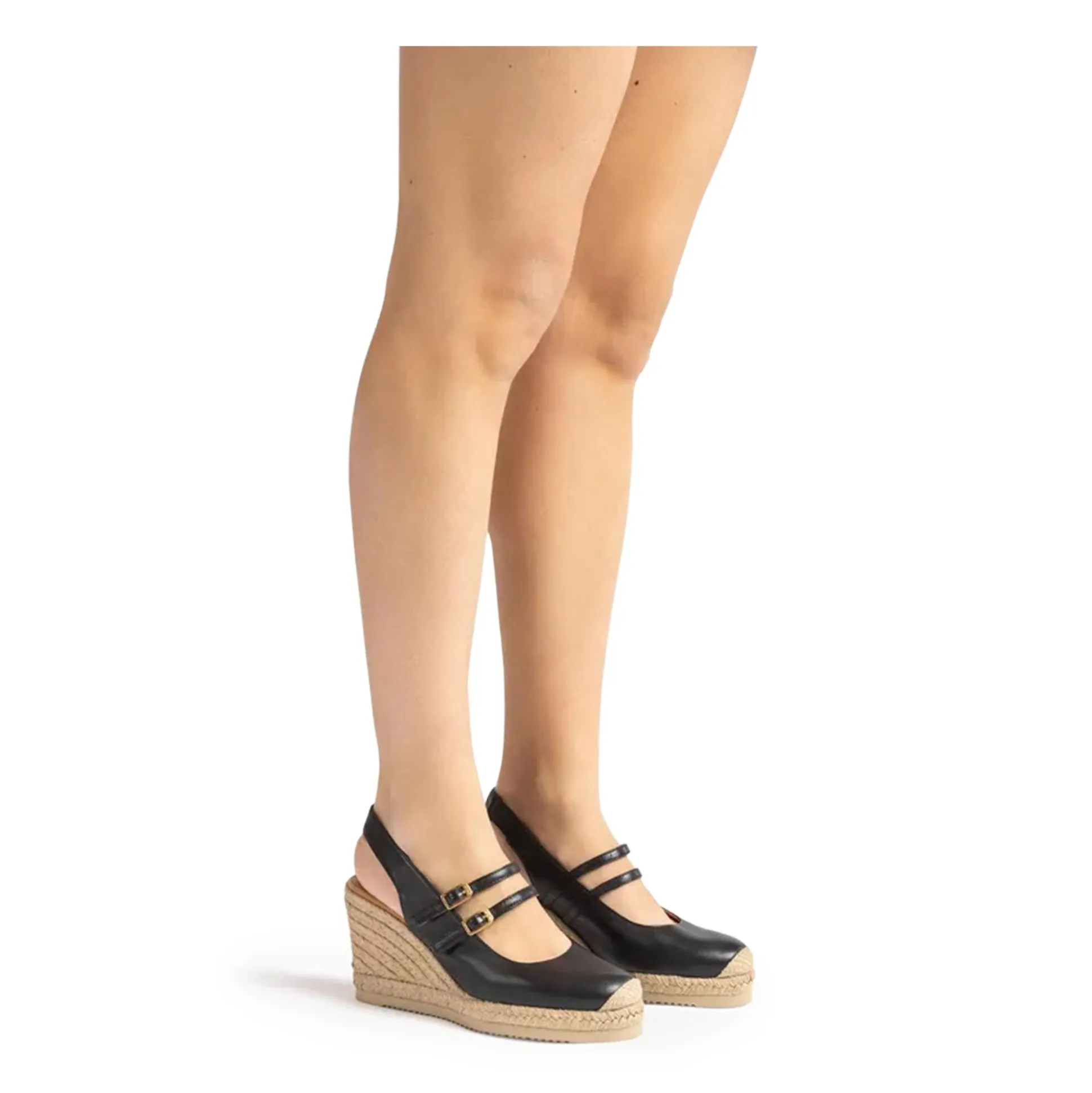 UNISA Zapatos cuña CYNTIA_NTO NEGRO