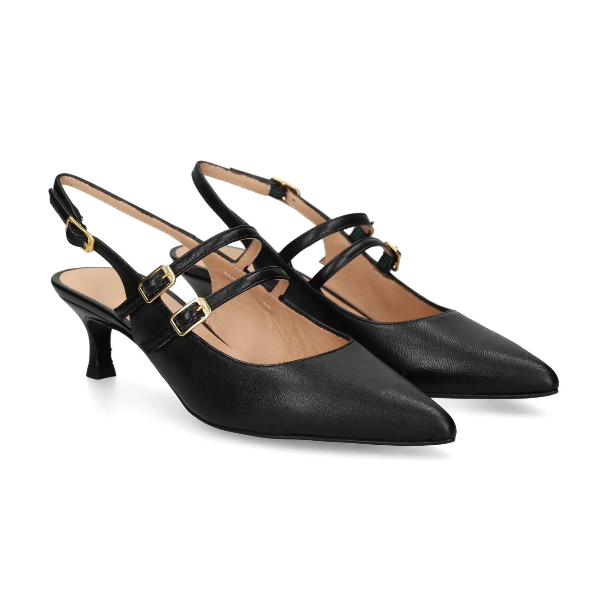 UNISA Zapatos de tacón medio de Mujer INAZAR_NTO NEGRO