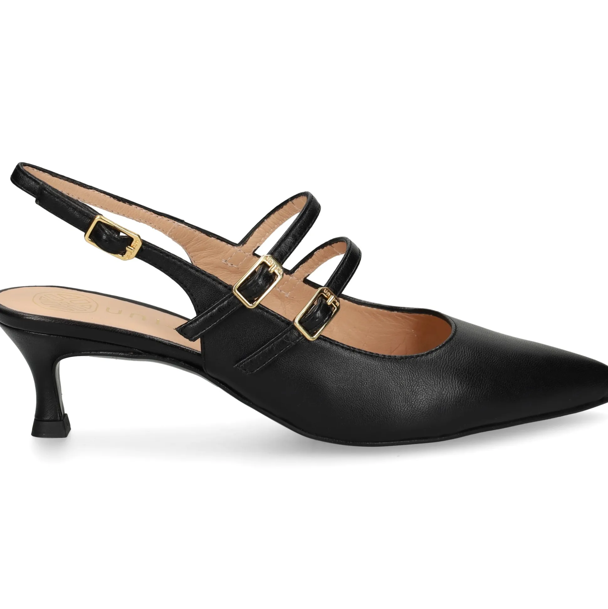 UNISA Zapatos de tacón medio de Mujer INAZAR_NTO NEGRO