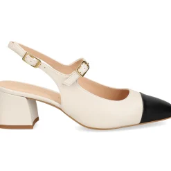 UNISA Zapatos de tacón medio de Mujer LUMIS_NTO MARFIL