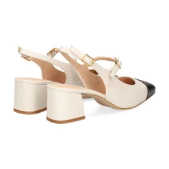 UNISA Zapatos de tacón medio de Mujer LUMIS_NTO MARFIL