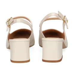UNISA Zapatos de tacón medio de Mujer LUMIS_NTO MARFIL