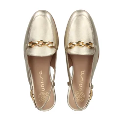 UNISA Zapatos planos de Mujer DEAN_LMT PLATINO