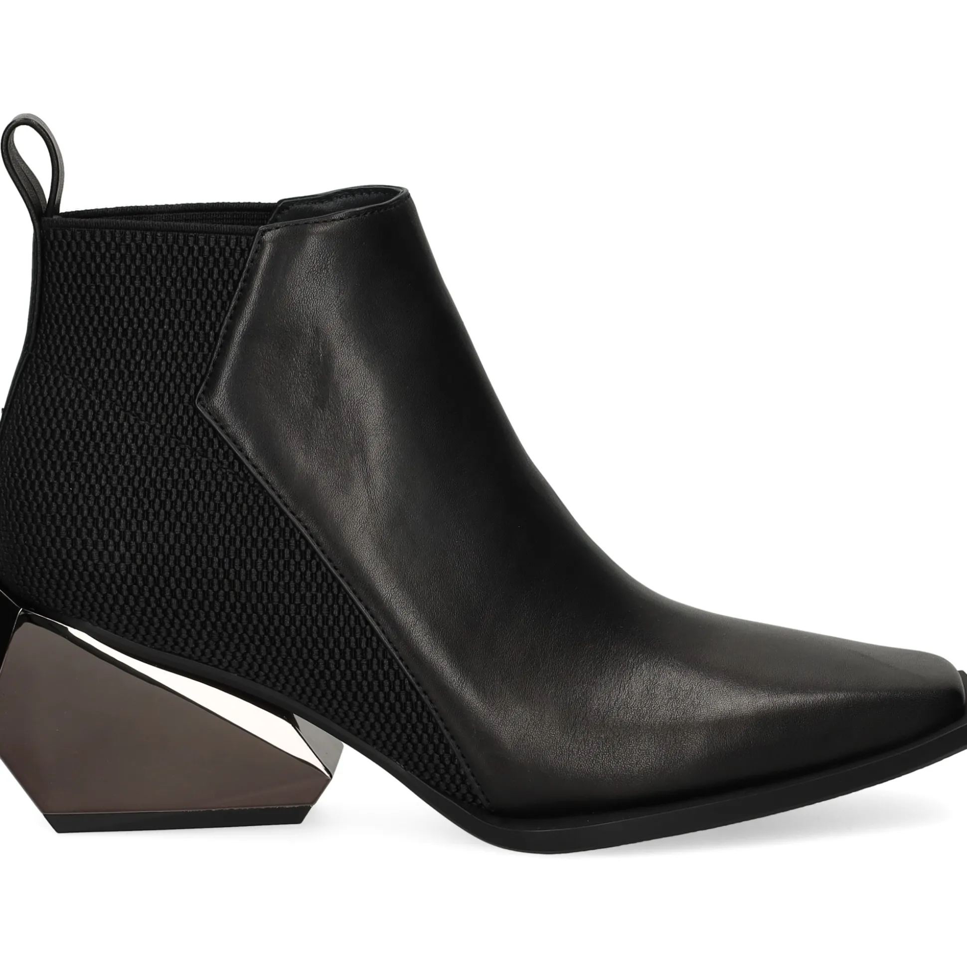 UNITED NUDE Botines con tacón de Mujer RICKY MID NEGRO