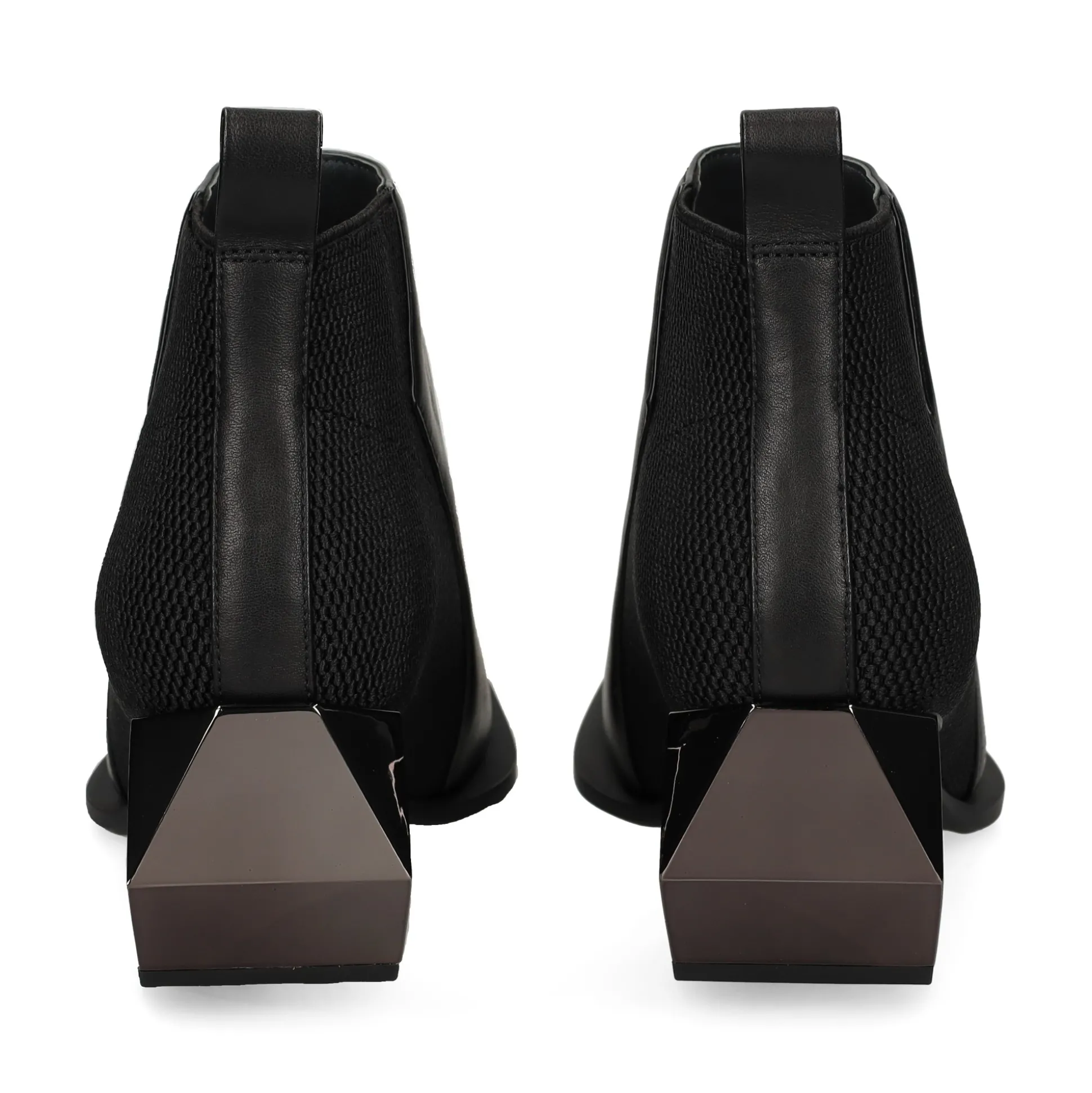 UNITED NUDE Botines con tacón de Mujer RICKY MID NEGRO