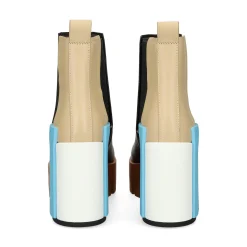 UNITED NUDE Botines con tacón de Mujer GRIP CHELSEA MID IV COFFEE MIX