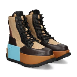 UNITED NUDE Botines con tacón de Mujer ROKO TROOPER COFFEE MIX