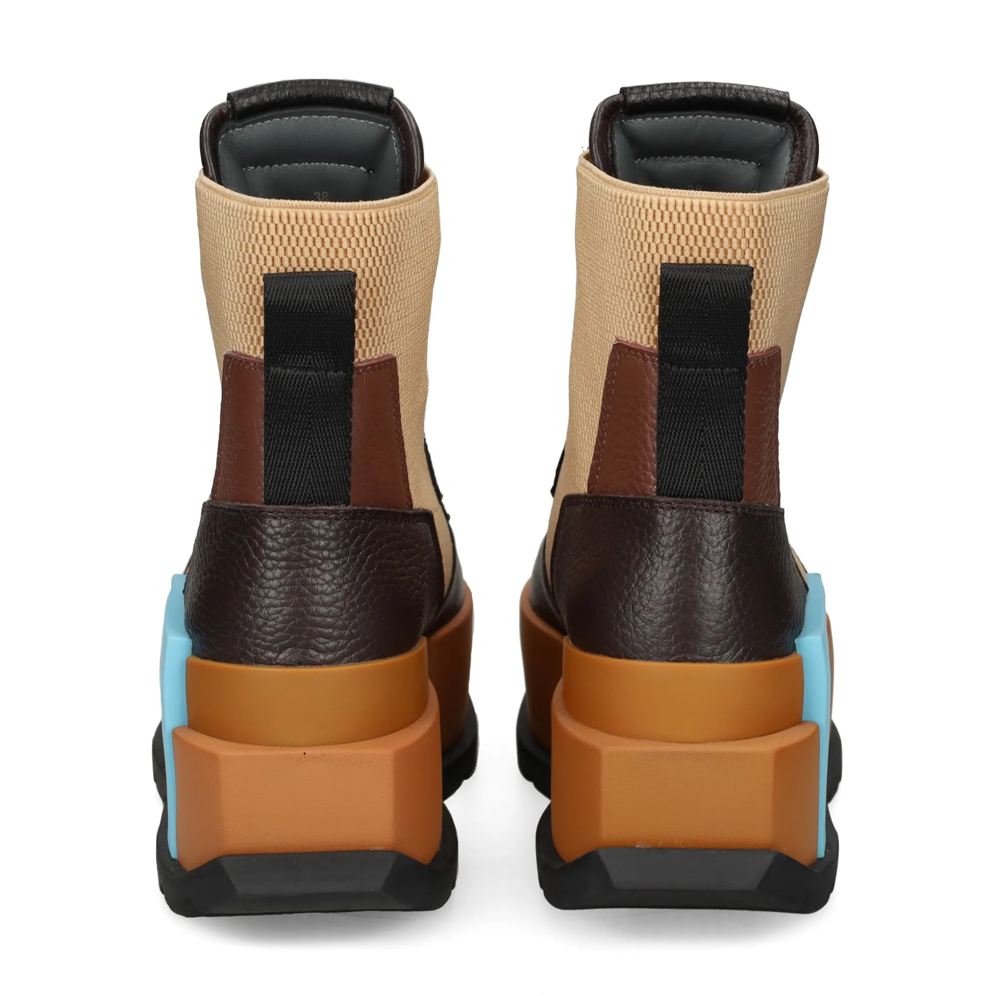 UNITED NUDE Botines con tacón de Mujer ROKO TROOPER COFFEE MIX