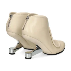 UNITED NUDE Botines con tacón de Mujer EAMZ COLLAR CHALK