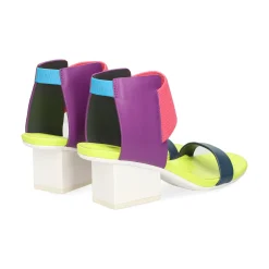 UNITED NUDE Sandalias con tacón de Mujer RAILA MID RAINBOW