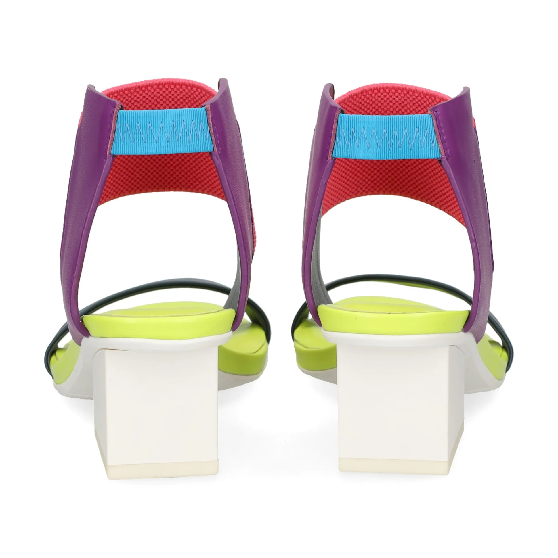 UNITED NUDE Sandalias con tacón de Mujer RAILA MID RAINBOW