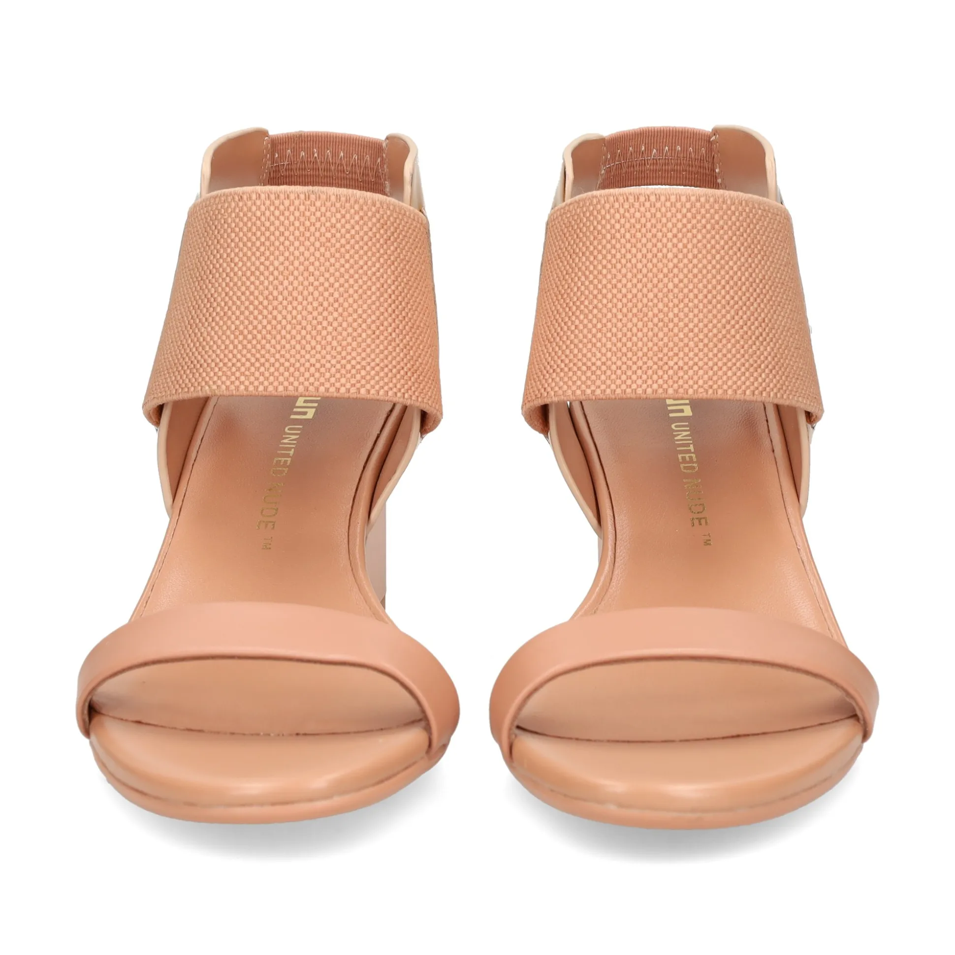 UNITED NUDE Sandalias con tacón de Mujer RAILA MID ORO ROSA