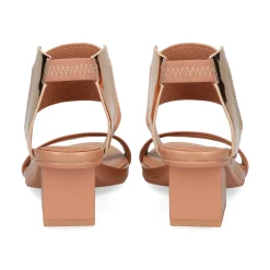 UNITED NUDE Sandalias con tacón de Mujer RAILA MID ORO ROSA