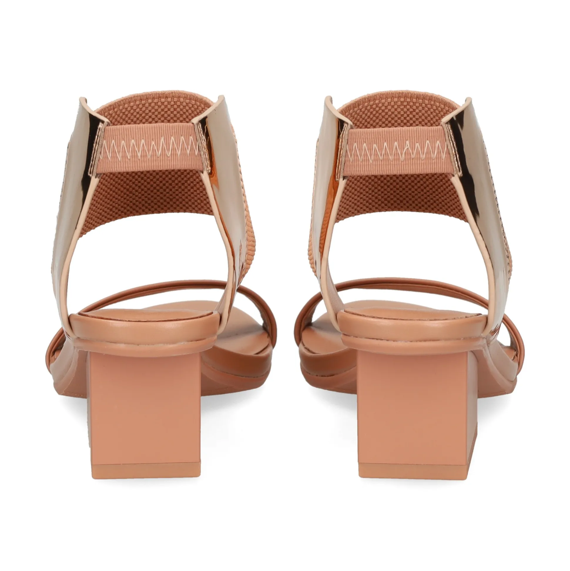 UNITED NUDE Sandalias con tacón de Mujer RAILA MID ORO ROSA