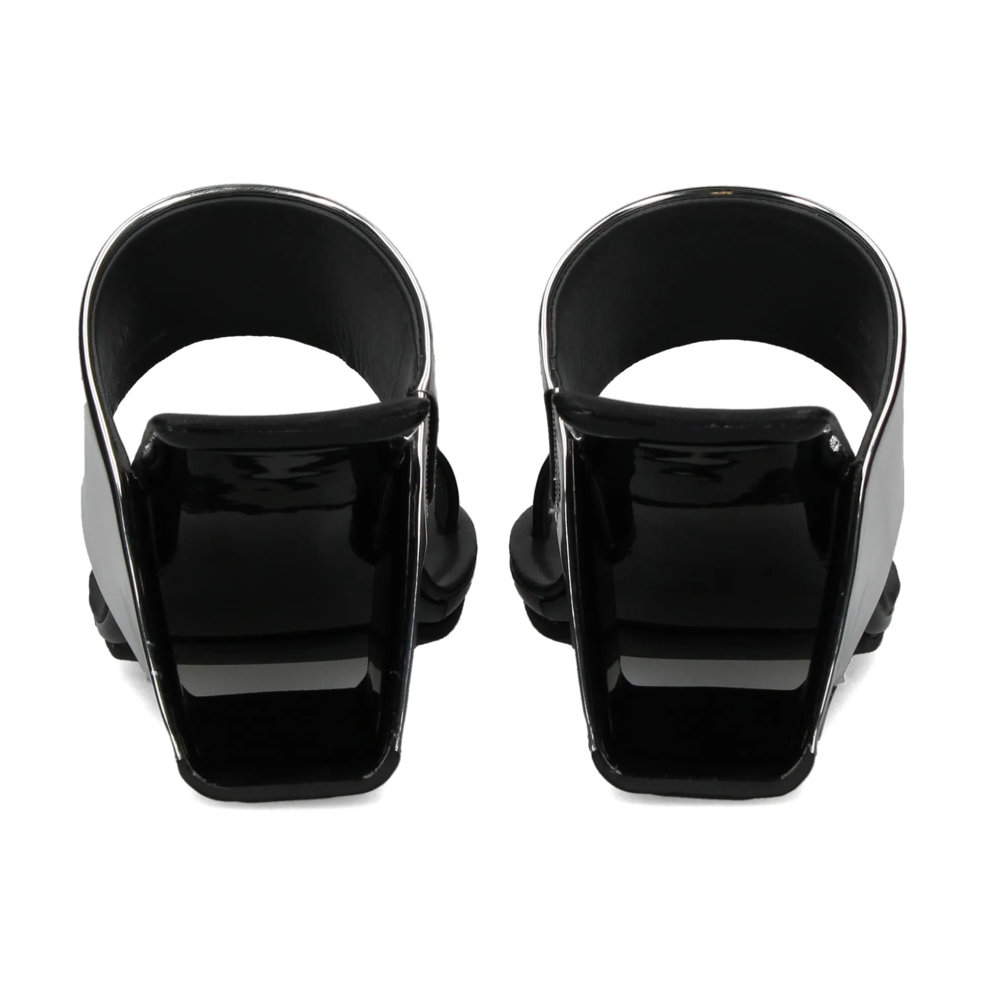 UNITED NUDE Sandalias cuña de Mujer LOOP TOE HI MIRROR SILVER