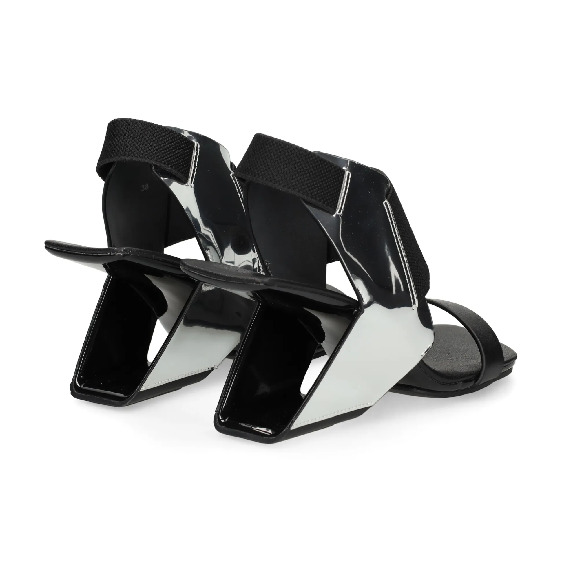 UNITED NUDE Sandalias cuña de Mujer LOOP REIKI HI SILVER