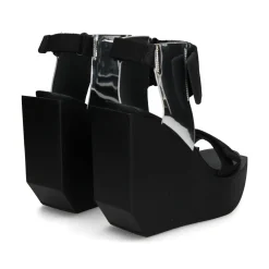 UNITED NUDE Sandalias cuña de Mujer WA HI MIRROR SILVER