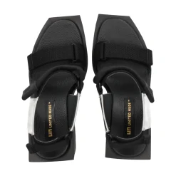 UNITED NUDE Sandalias cuña de Mujer WA HI MIRROR SILVER